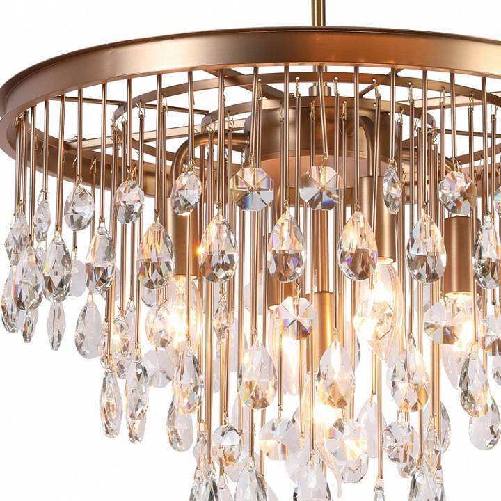 Подвесная люстра Maytoni Linn 5 ламп MOD091PL-05G