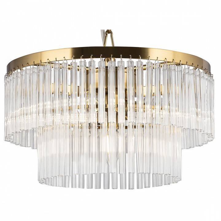 Подвесная люстра Maytoni Colonne 4 лампы Латунь MOD093PL-04BS