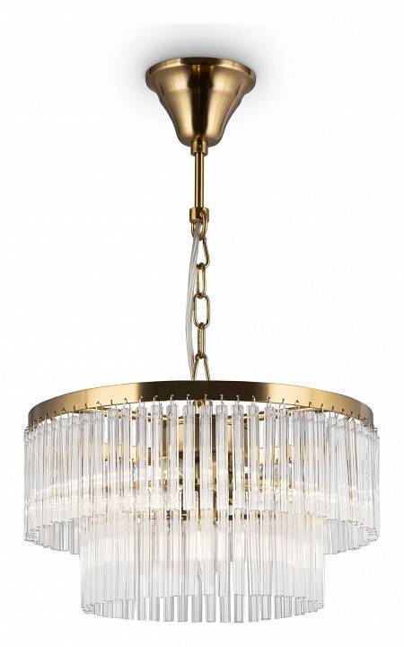 Подвесная люстра Maytoni Colonne 4 лампы Латунь MOD093PL-04BS