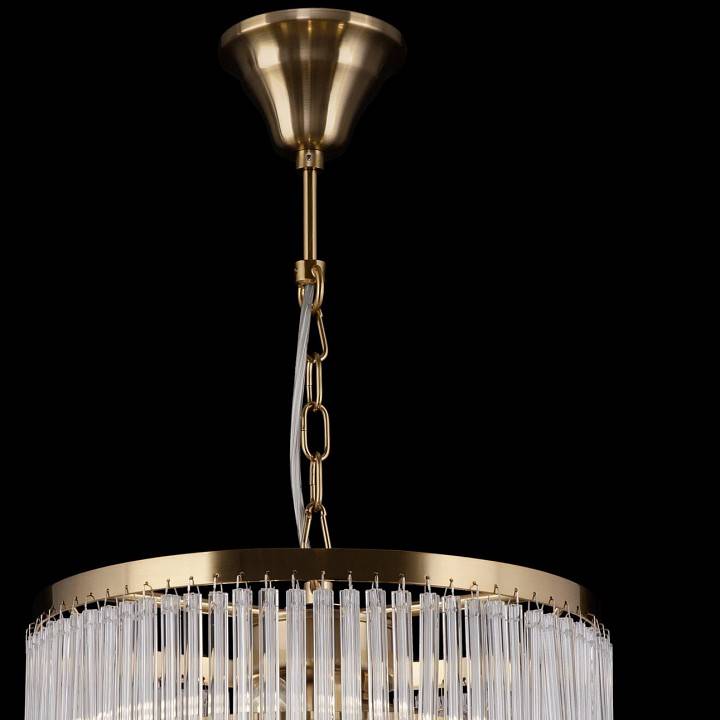 Подвесная люстра Maytoni Colonne 4 лампы Латунь MOD093PL-04BS