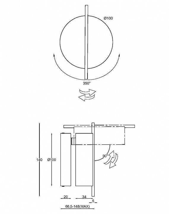 Бра Maytoni Nuance MOD180WL-L4W3K