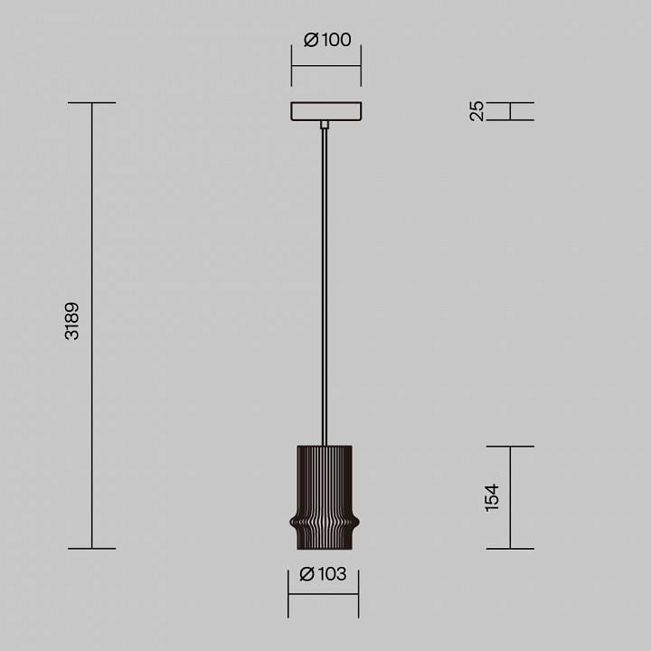 Подвесной светильник Maytoni Pilastro MOD430PL-L5W3K
