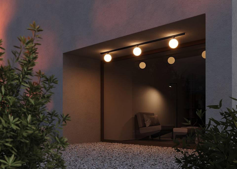 Светильник накладной Maytoni Luna 9 Вт 3000K черный O-TR01-2-S-9WB3K