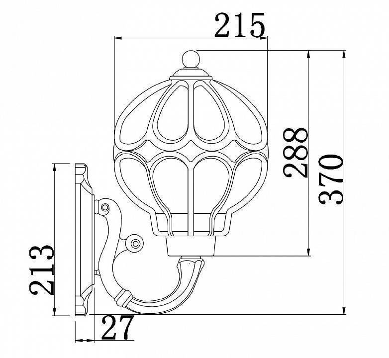 Настенный светильник Maytoni Via 1xG9 O024WL-01G