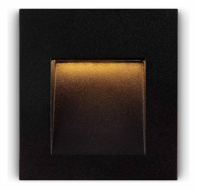 Встраиваемый светильник Maytoni Arca 3 Вт черный O038-L3B