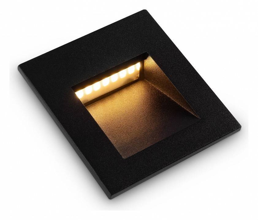 Встраиваемый светильник Maytoni Arca 3 Вт черный O038-L3B