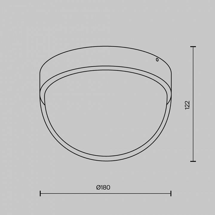 Потолочный светильник Maytoni Mon 12 Вт 3000 К O438CL-L12GF3K