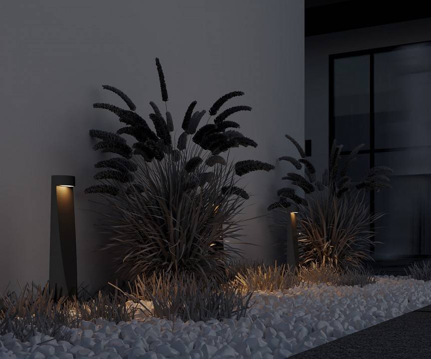 Уличный светодиодный светильник Maytoni Konus O463FL-L7GF3K