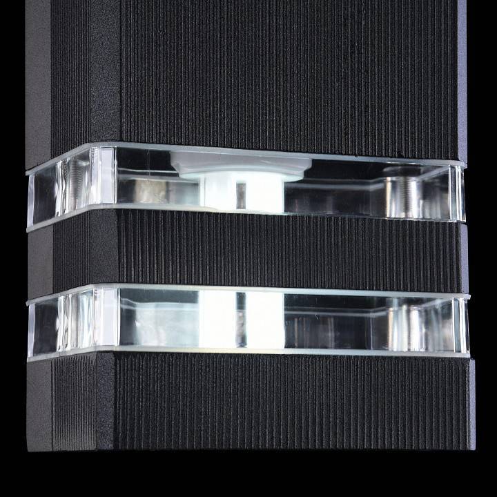 Уличный настенный светильник Maytoni Unter den Linden 2xE27 черный O578WL-02B