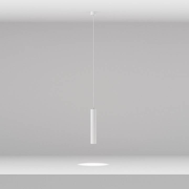 Подвесной светодиодный светильник Maytoni Focus LED 12 Вт 4000 К белый P072PL-L12W4K-1