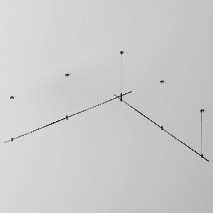 Шинопровод подвесной Maytoni Flarity готовая конструкция TFC-Flar-H06-B