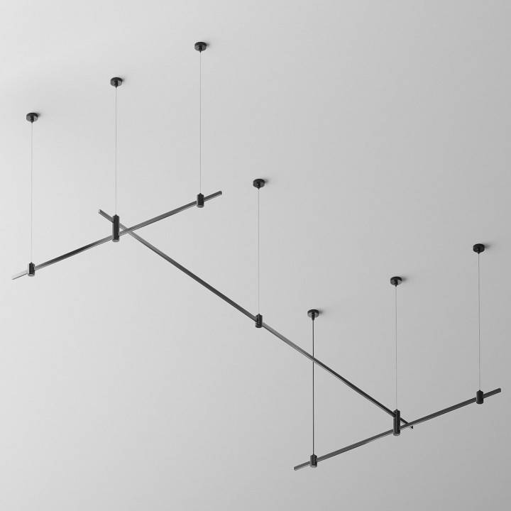 Шинопровод подвесной Maytoni Flarity готовая конструкция TFC-Flar-H07-B