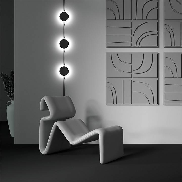 Накладной светильник Maytoni Relax 5 Вт черный TR107-4-5W-DS-B