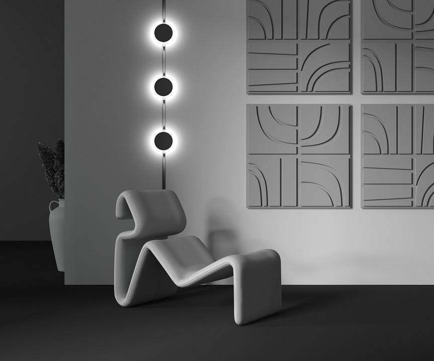 Накладной светильник Maytoni Relax 5 Вт черный TR107-4-5W-DS-B