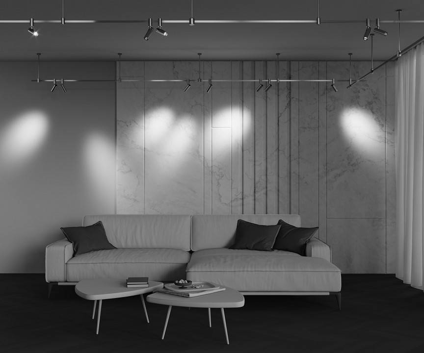 Светильник на штанге Maytoni Focus Led TR144-1-12W4K-W-BS