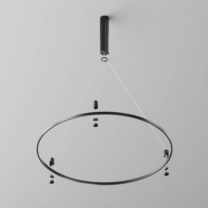 Трек накладной Maytoni Busbar trunkings Flarity TRX154-R-D800-B