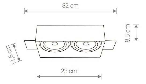 Встраиваемый светильник Nowodvorski Mod Plus 9403