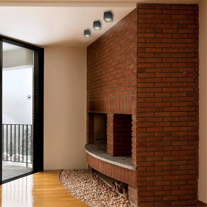 Накладной светодиодный светильник Novotech Recte 20 Вт 4000 K черный 357960