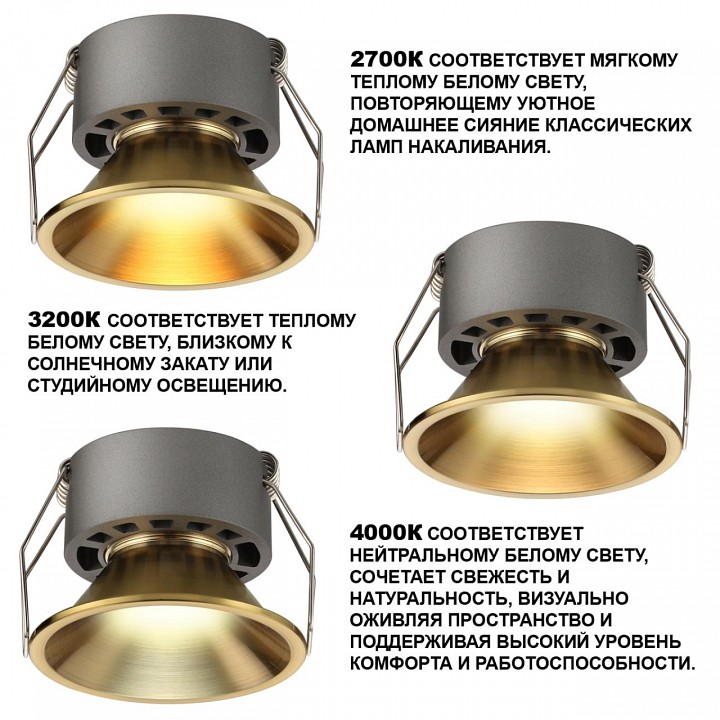 Встраиваемый светильник Novotech NOVA 359856