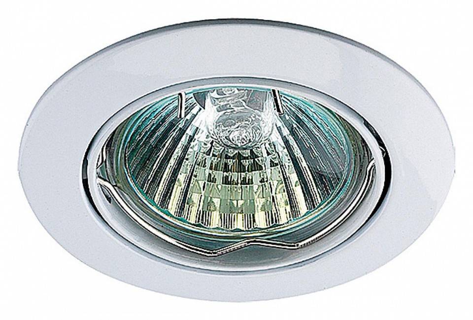 Встраиваемый светильник Novotech Crown хром 369100