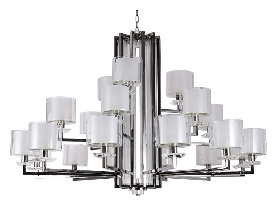 Подвесная люстра Newport 4400 4412+6+3/C black glossy