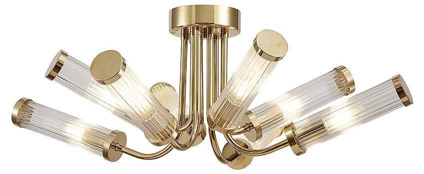 Люстра на штанге Newport 4550 4558/PL Gold