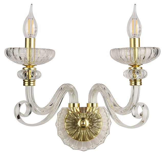Бра Newport ANNETTE 8622/A mat.soft gold clear