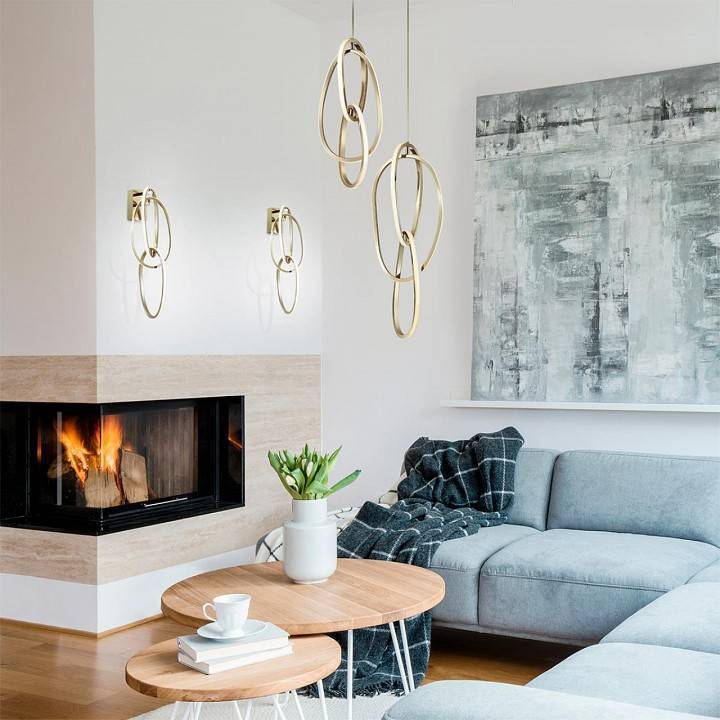 Бра светодиодное Odeon Light Space 33 Вт 4875/33WL