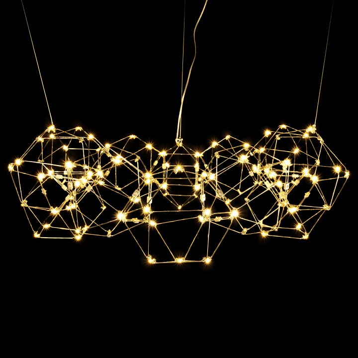 Подвесная люстра O-LUCE Bjork круглая без вставок 11810-4