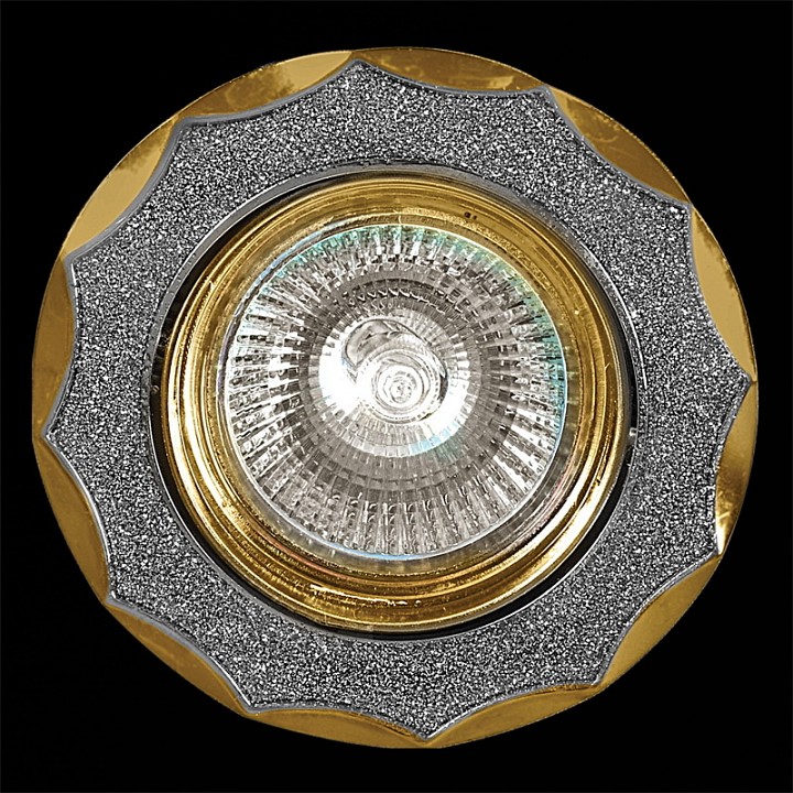 Встраиваемый светильник  01001-9.0-001AK MR16 SS+GD