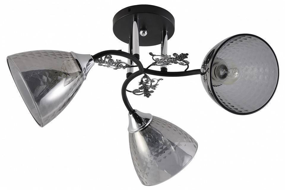 Потолочная люстра Reluce 01525-0.3-03 BK+CR