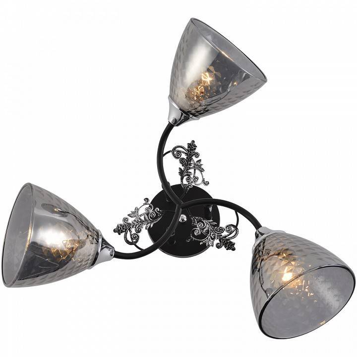 Потолочная люстра Reluce 01525-0.3-03 BK+CR