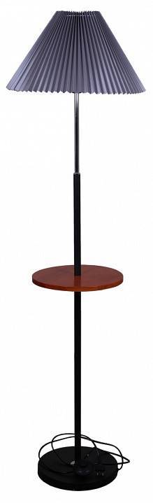 Торшер с полкой Reluce 02030-0.6-01A BK черный