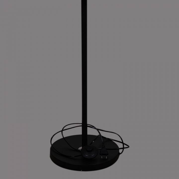 Торшер с полкой Reluce 02030-0.6-01A BK черный