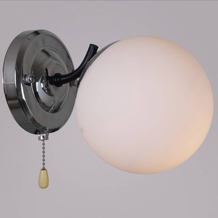 Бра De City 02318-0.2-01 BK+CH