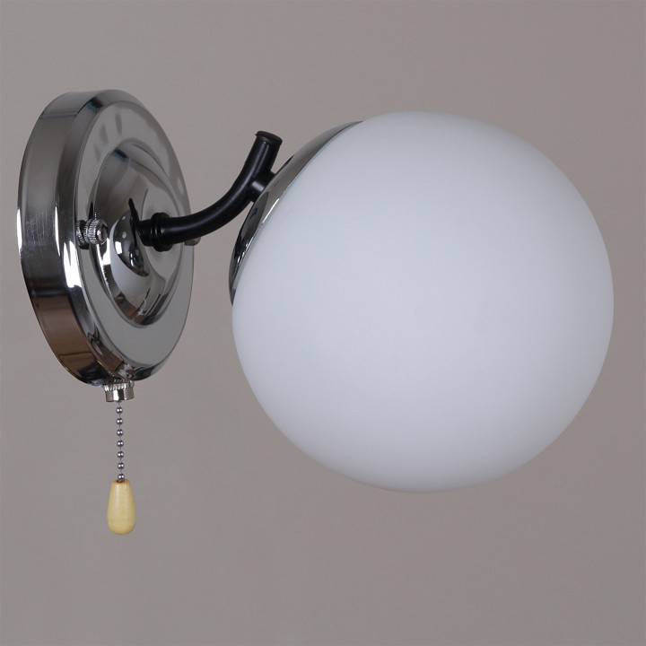 Бра De City 02318-0.2-01 BK+CH