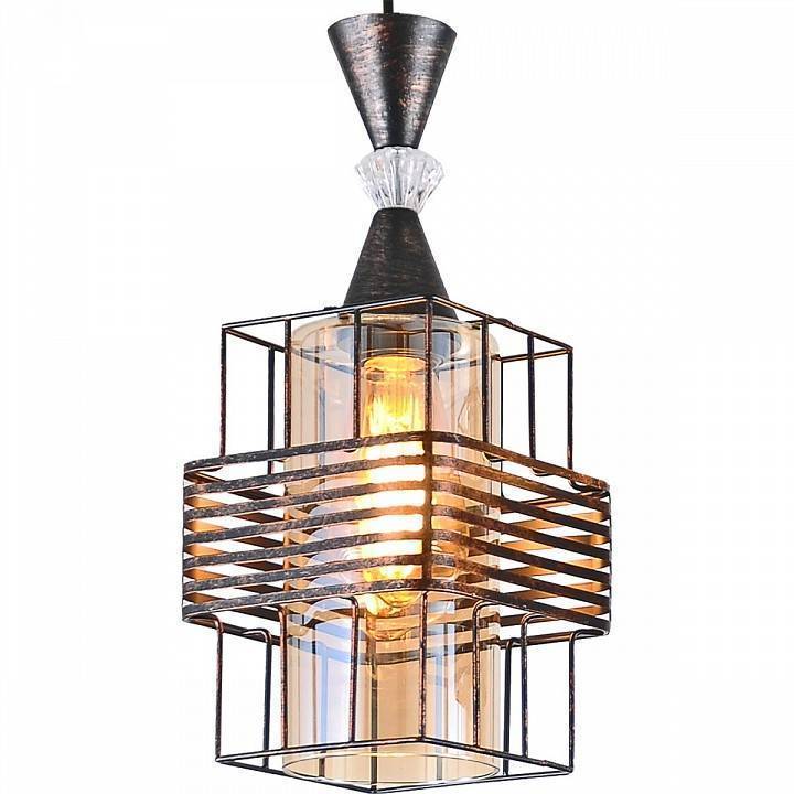 Подвесной светильник Reluce 03128 03128-0.9-03 BK+PATINA GOLD