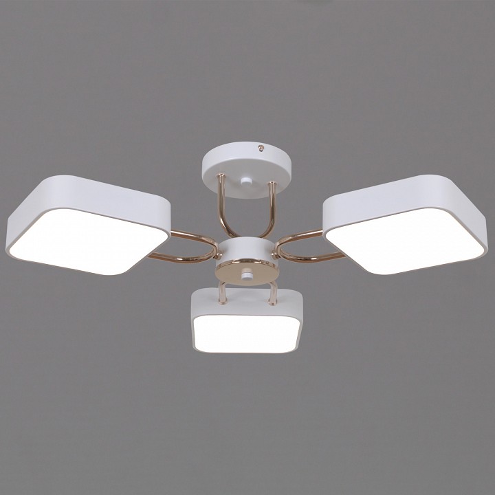 Люстра на штанге De Markt 03362-0.3-03 3 лампы белый золото 03362-0.3-03 WH+FGD