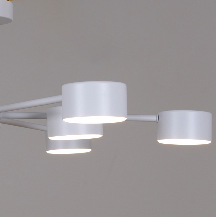 Люстра на штанге De Markt 03738-0.3-09 9 ламп белый GX53 03738-0.3-09 WT GX53