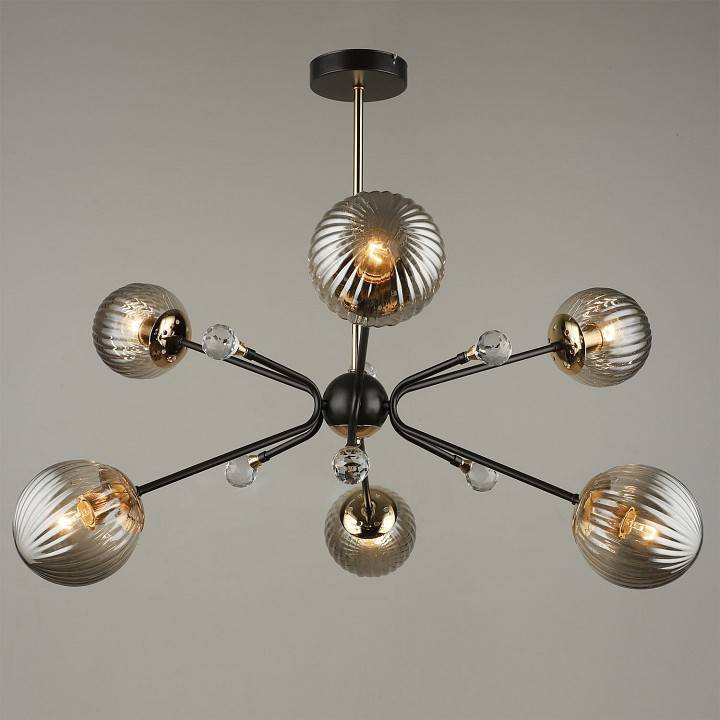 Люстра на штанге Reluce 04901 04901-0.3-06 COFFEE+FGD