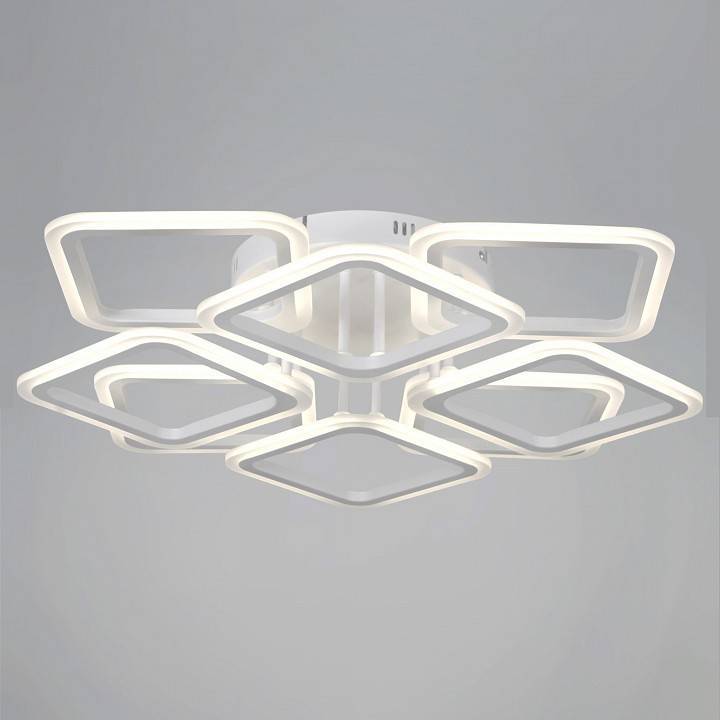 Потолочная люстра De Markt 05105-0.3-4+4 WH белый 05105-0.3-4+4 WH