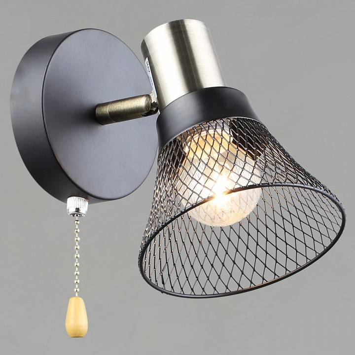 Бра De City 06243-0.8-01 AB+BK