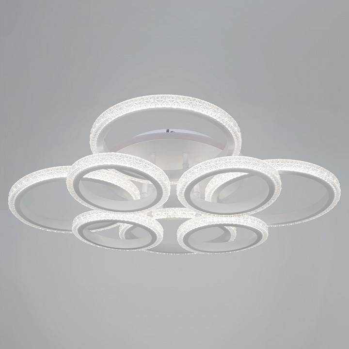 Потолочная люстра 06333-0.3-4+4A WH (RGB)