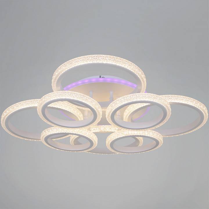 Потолочная люстра 06333-0.3-4+4A WH (RGB)