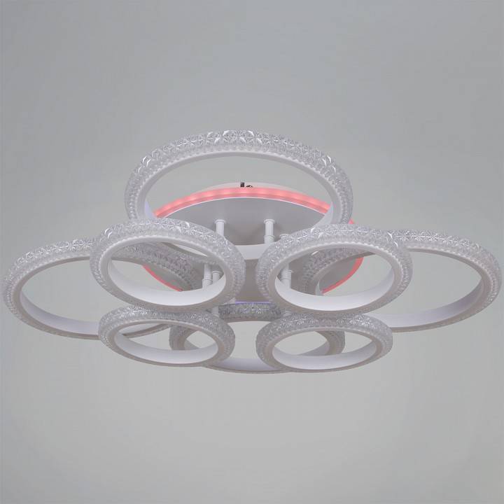 Потолочная люстра 06333-0.3-4+4A WH (RGB)