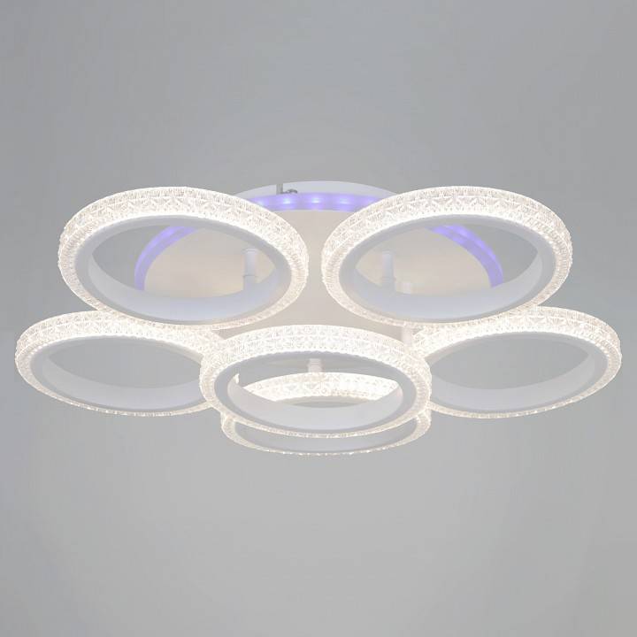 Потолочная люстра De Markt 06333-0.3-5+1A WH (RGB) белый 06333-0.3-5+1A WH (RGB)