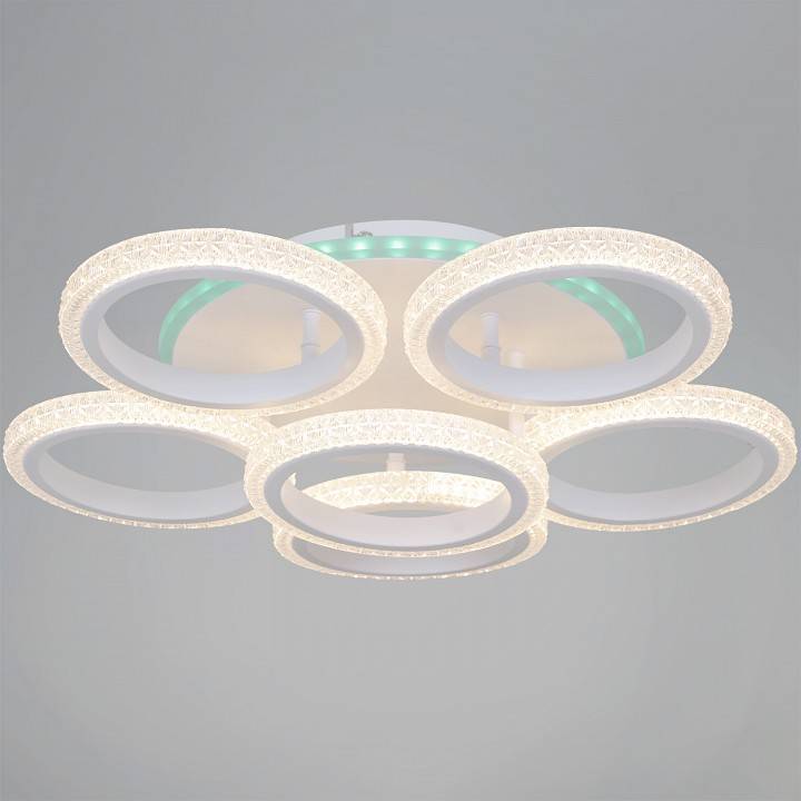 Потолочная люстра De Markt 06333-0.3-5+1A WH (RGB) белый 06333-0.3-5+1A WH (RGB)