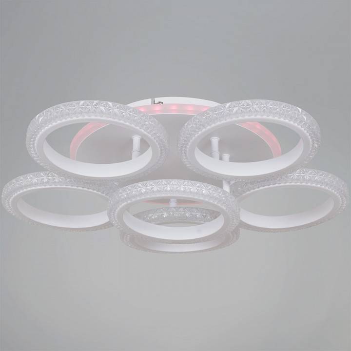 Потолочная люстра De Markt 06333-0.3-5+1A WH (RGB) белый 06333-0.3-5+1A WH (RGB)