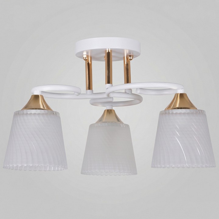 Люстра на штанге  06360-0.3-03 WH+FG