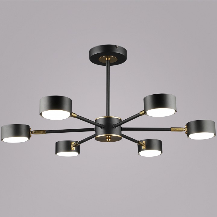 Люстра на штанге Reluce 06660-0.3-06 BK+COP GX53